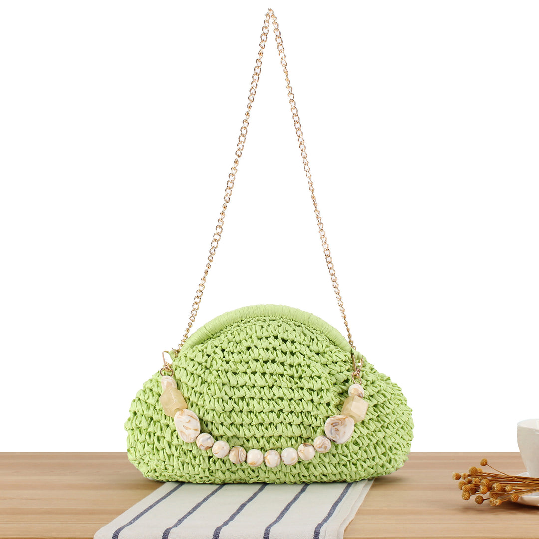 Shoulder bag with decorative shell design Bowlift
