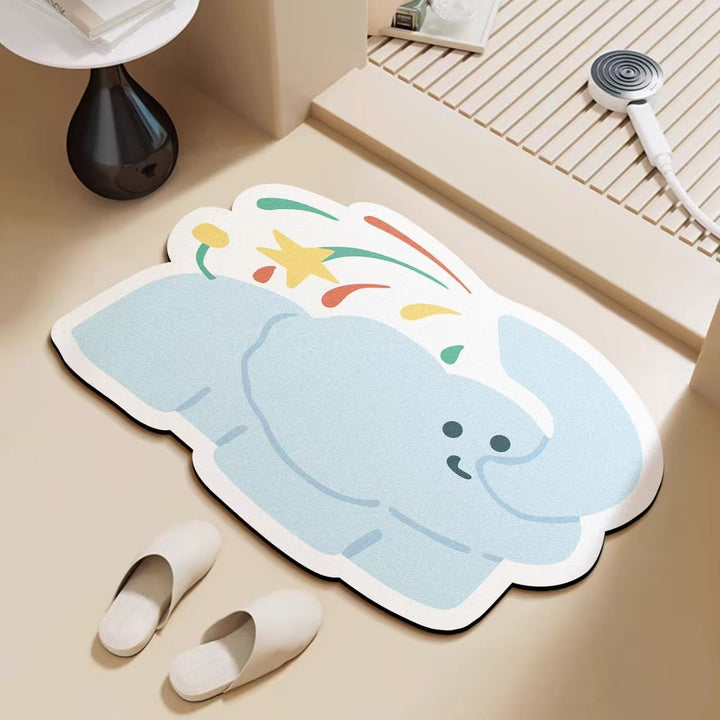 Playful Home-Themed Area Mat