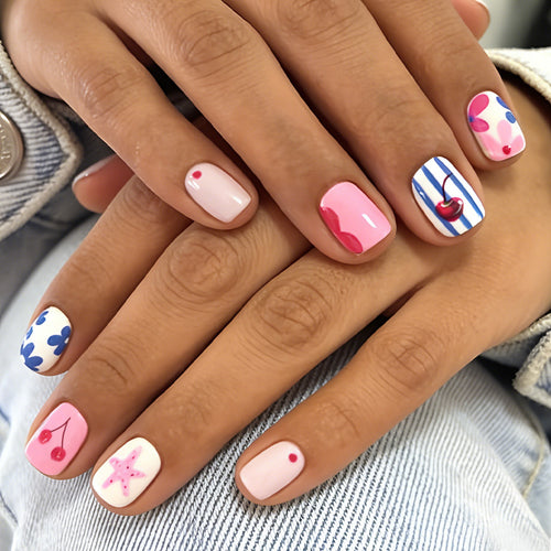 Creative Cherry Blossom Nail Art Bowlift