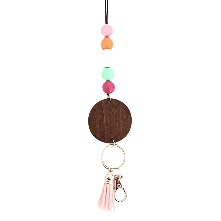 Wooden Beaded Keychain Holder Bowlift