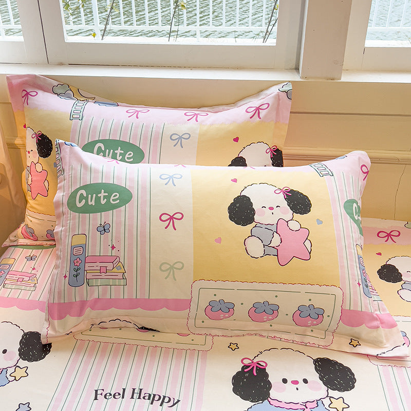 Cartoon-Themed Decorative Pillow Set