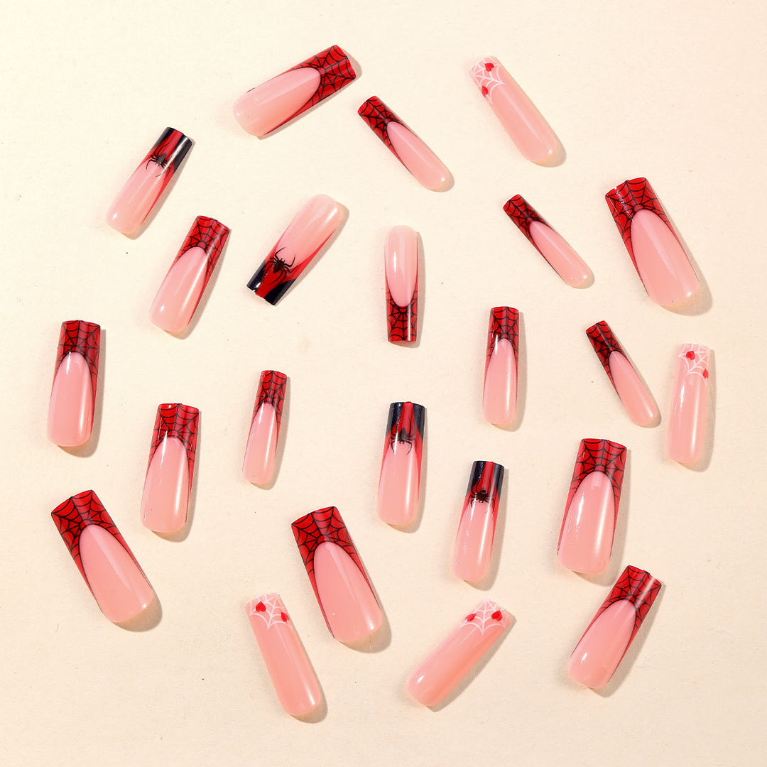 Spider-Man Inspired 3D Nail Art Extensions Bowlift