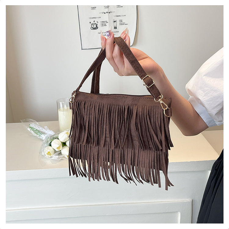 WoStylish Fringe Crossbody Bag Bowlift
