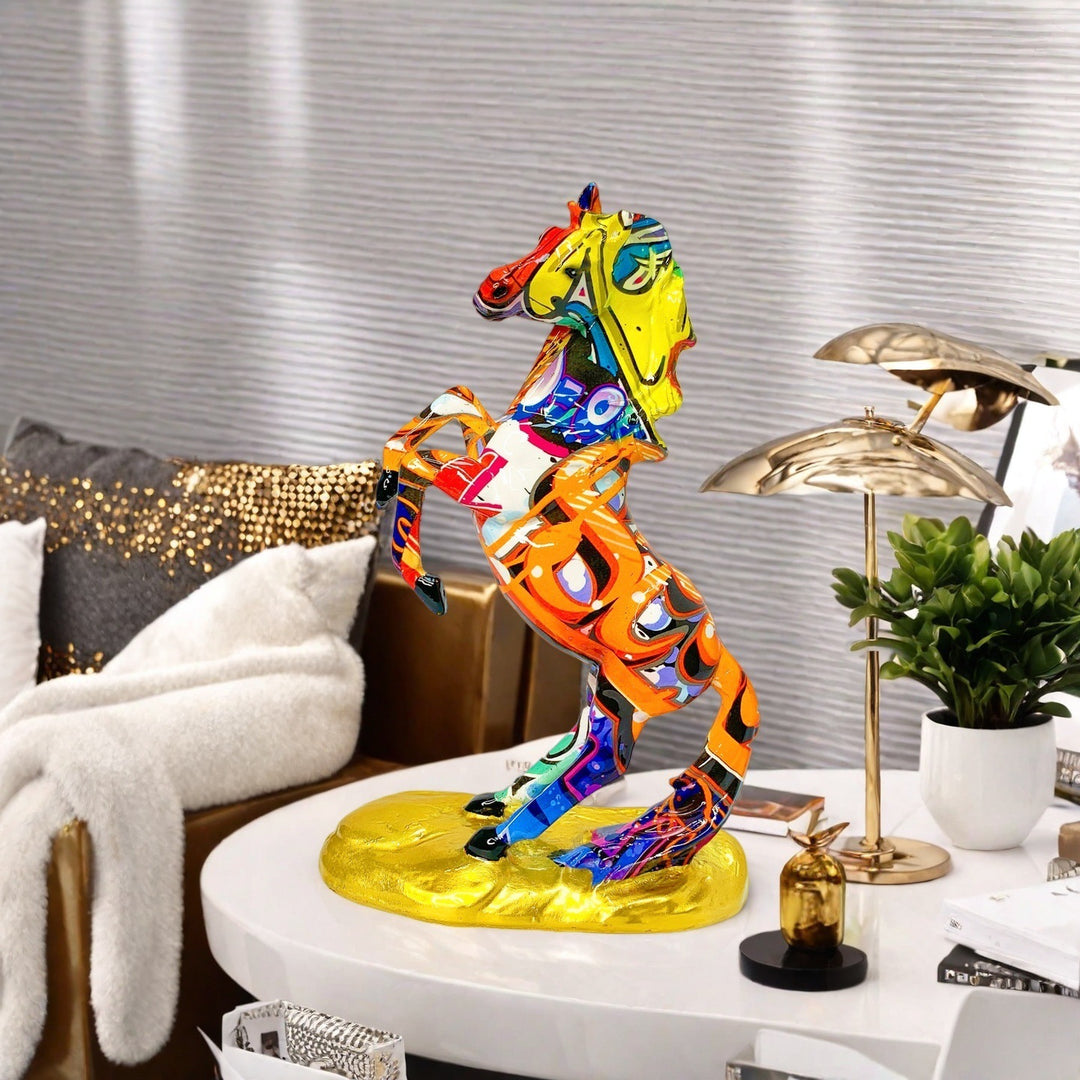 Artistic horse figurine in modern design Bowlift