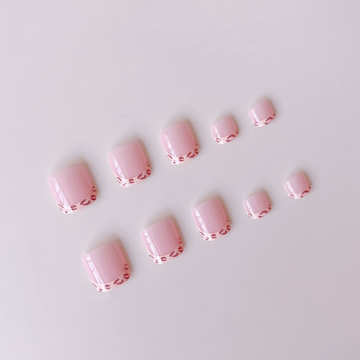 Nail art set with elegant tip decoration Bowlift