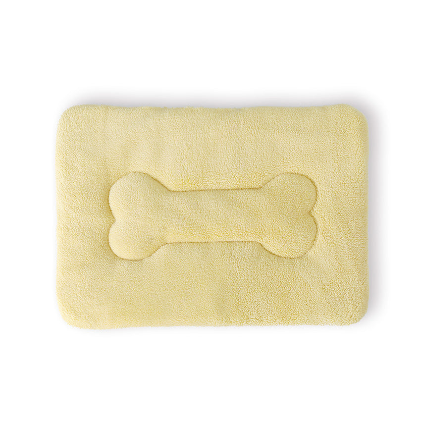 Unisex soft pet mat with bone pattern Bowlift