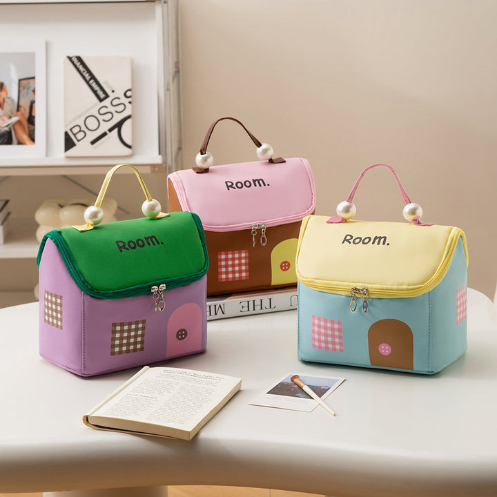 Kids Playful House-Shaped Lunch Tote Bowlift