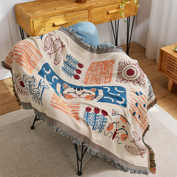 Artistic Decorative Throw Blanket