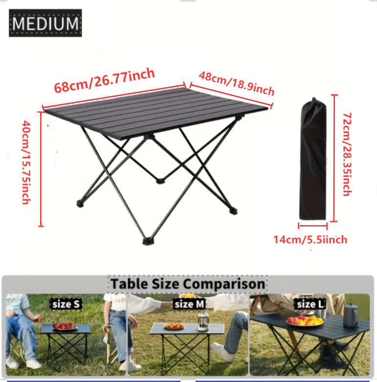 Ladies Lightweight Camping Folding Table Bowlift