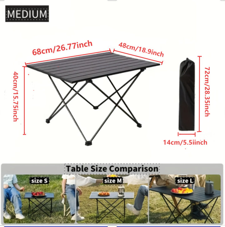 Ladies Lightweight Camping Folding Table Bowlift