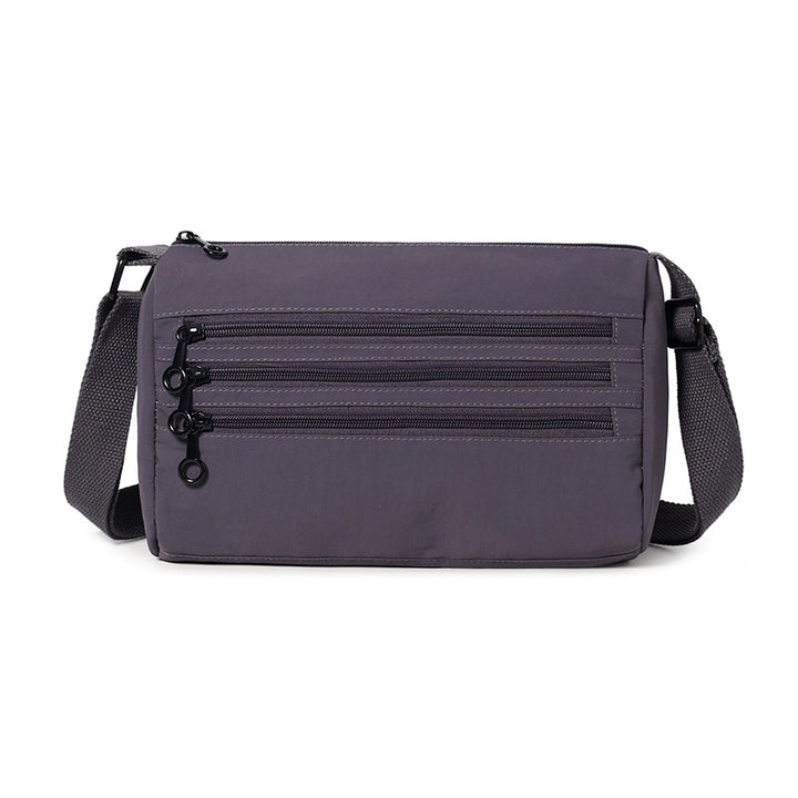 Functional Multi-Zipper Crossbody Bag Bowlift