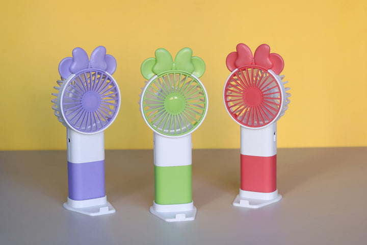 Unisex Portable Mini Hand Fan with Playful Design Bowlift