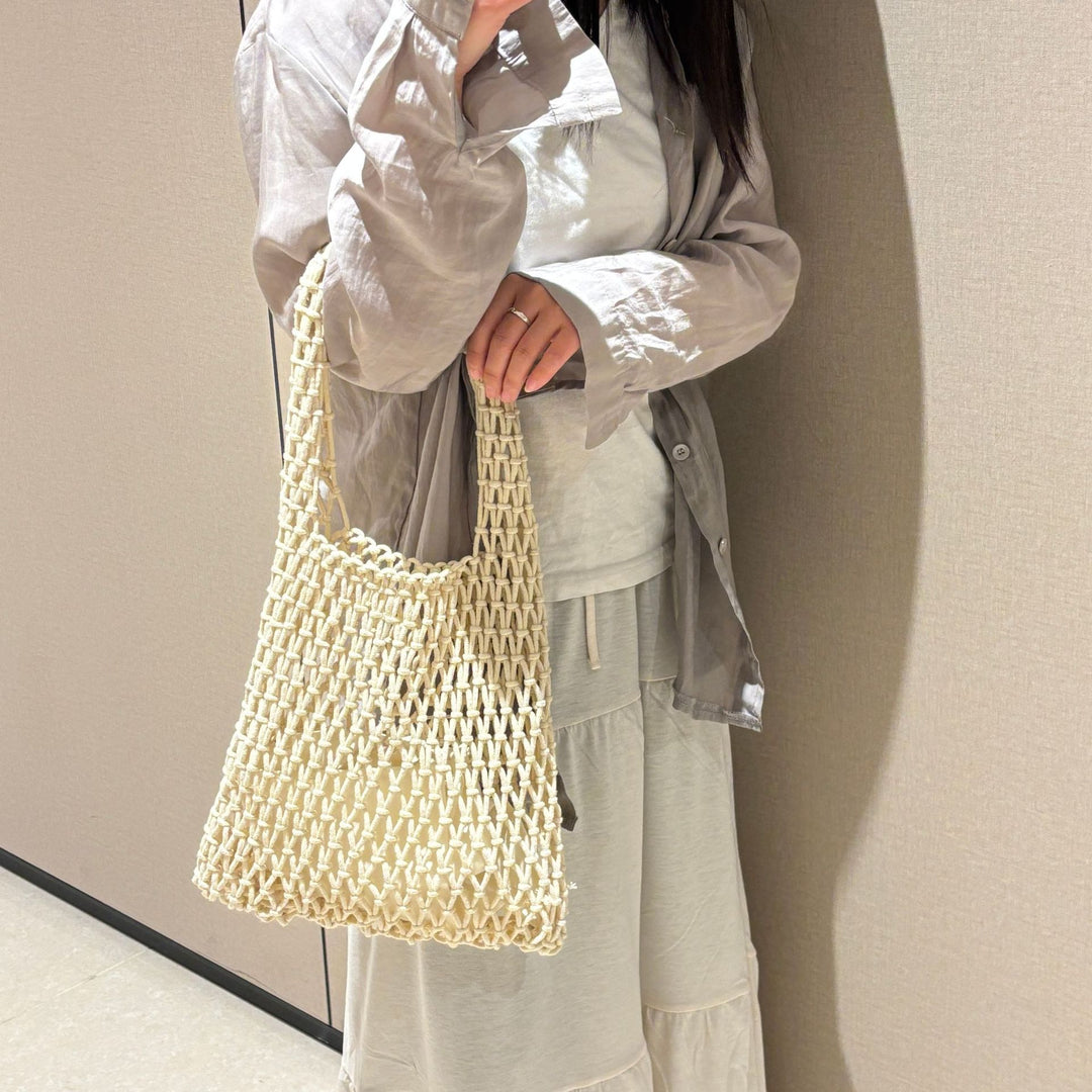Handcrafted mesh tote bag Bowlift