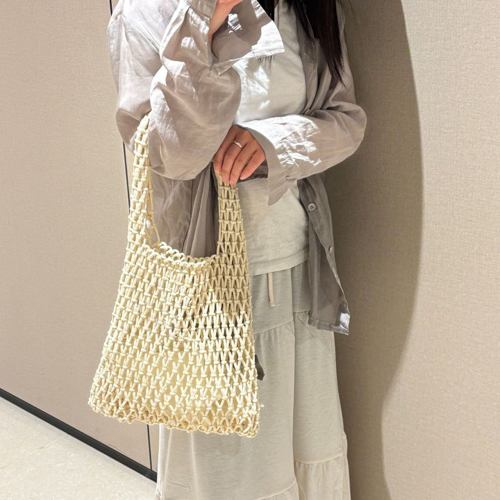Handcrafted mesh tote bag Bowlift