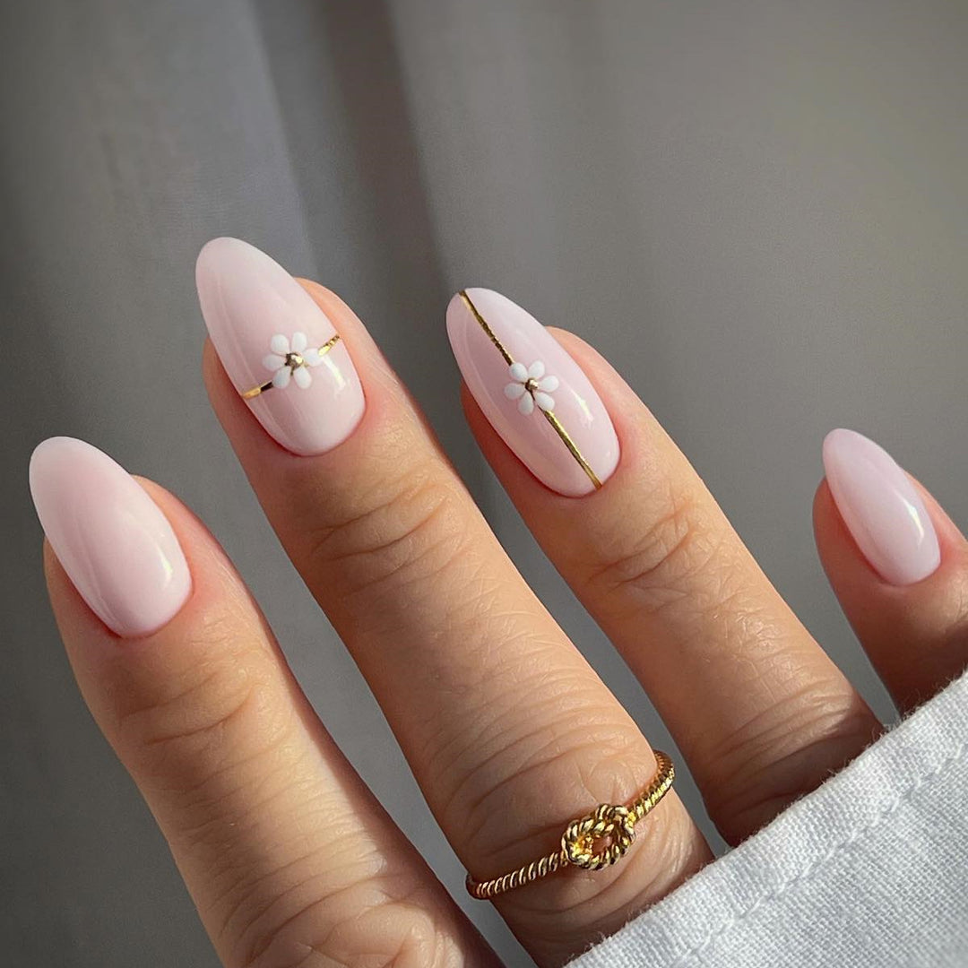 Designer False Nails with Adhesive-bowlift