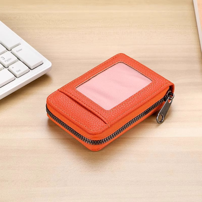 Compact Zippered Card Holder Bowlift