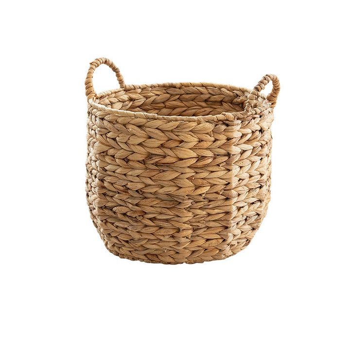 Handwoven decorative basket with heart motif Bowlift