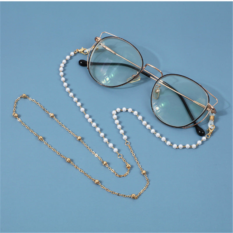 Crystal-Accented Eyewear Chain Bowlift