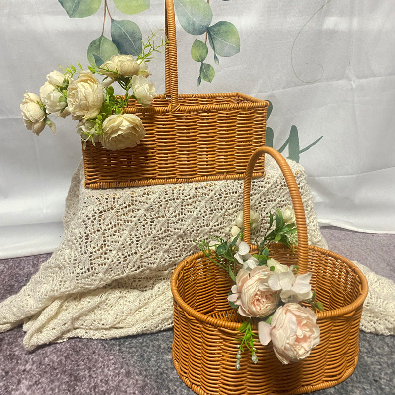 Unisex basket made of woven material Bowlift