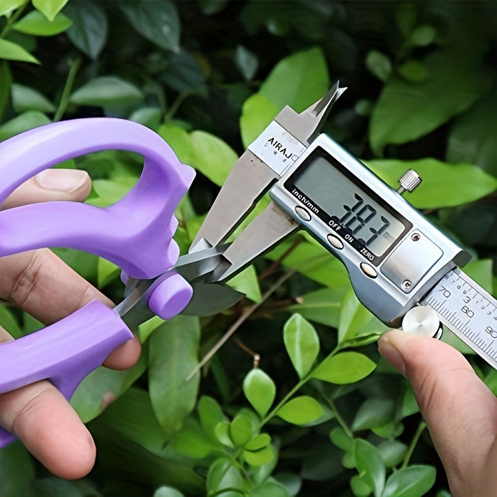 Compact stainless steel multi-purpose kitchen and craft scissors with Ergonomic non-slip handles Bowlift
