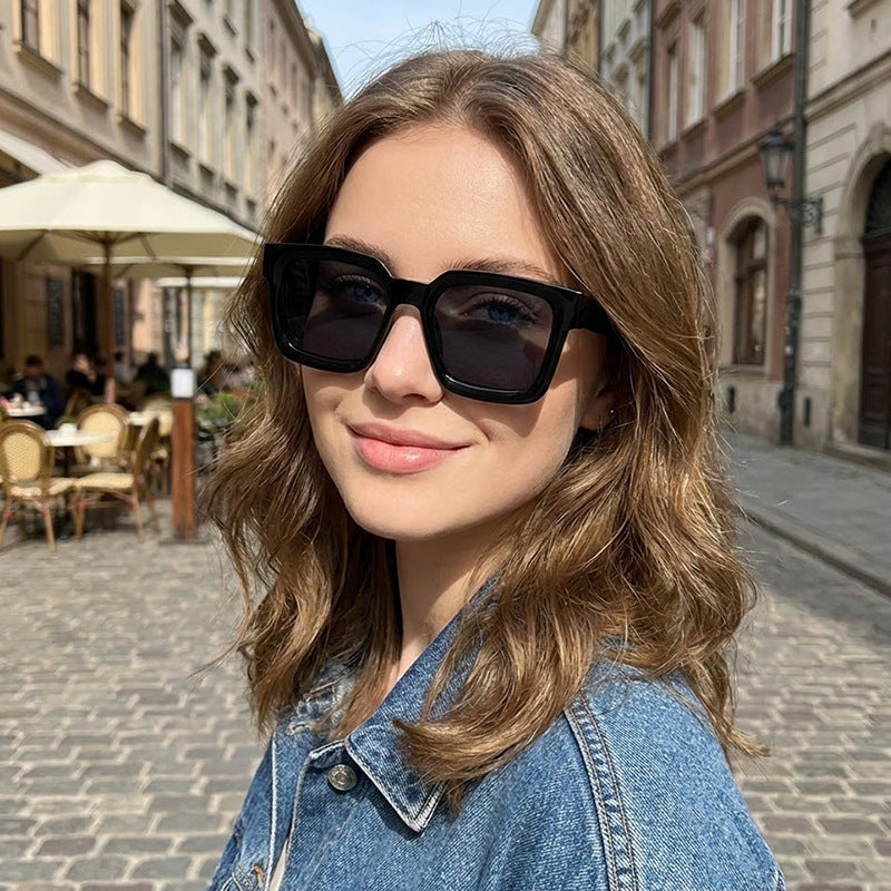 Women Vintage Square Sunglasses Bowlift