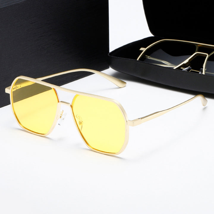 Women's innovative fashionable sunglasses with rectangular frame Bowlift
