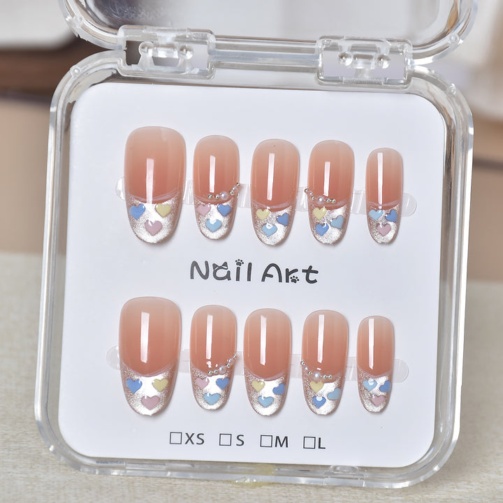 Premium Glamorous Press-On Nail Extensions Bowlift