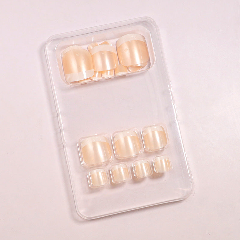 Premium Glossy Press-On Toe Nails Bowlift