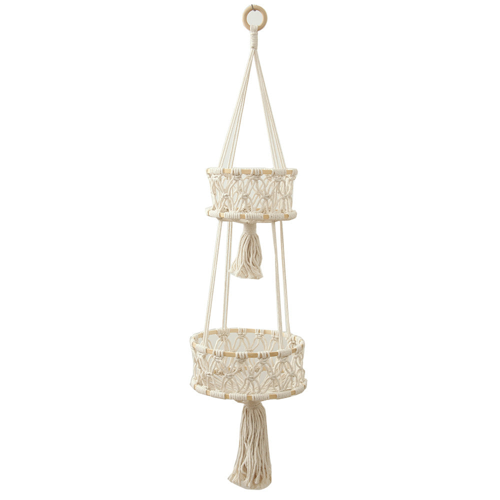Multi-Tiered Macrame Plant Hanger Bowlift
