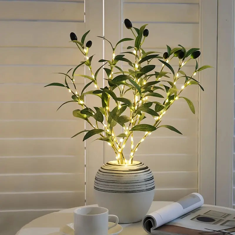 BowLift | LUMIVISTA OLIVE LIGHT – Mediterranean LED light branches for atmospheric & wireless decoration
