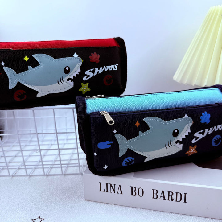 Stylish Shark Design Pencil Case Bowlift