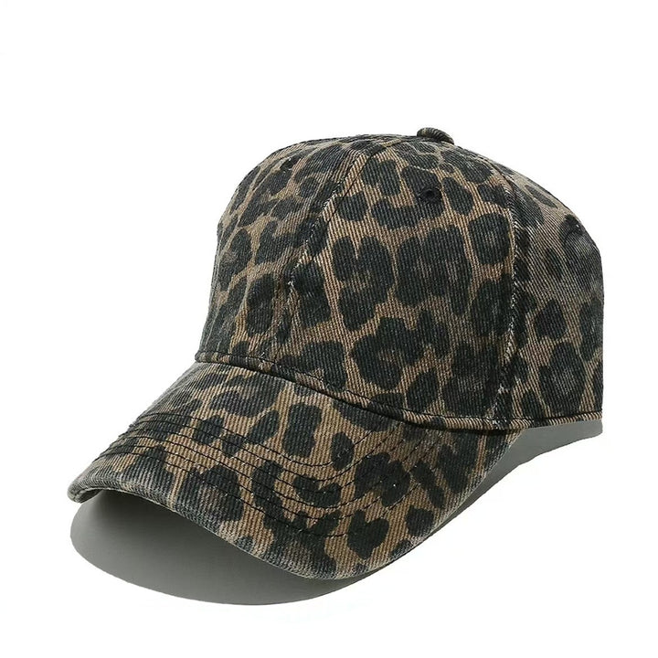 Women's Stylish Animal Print Baseball Cap Bowlift