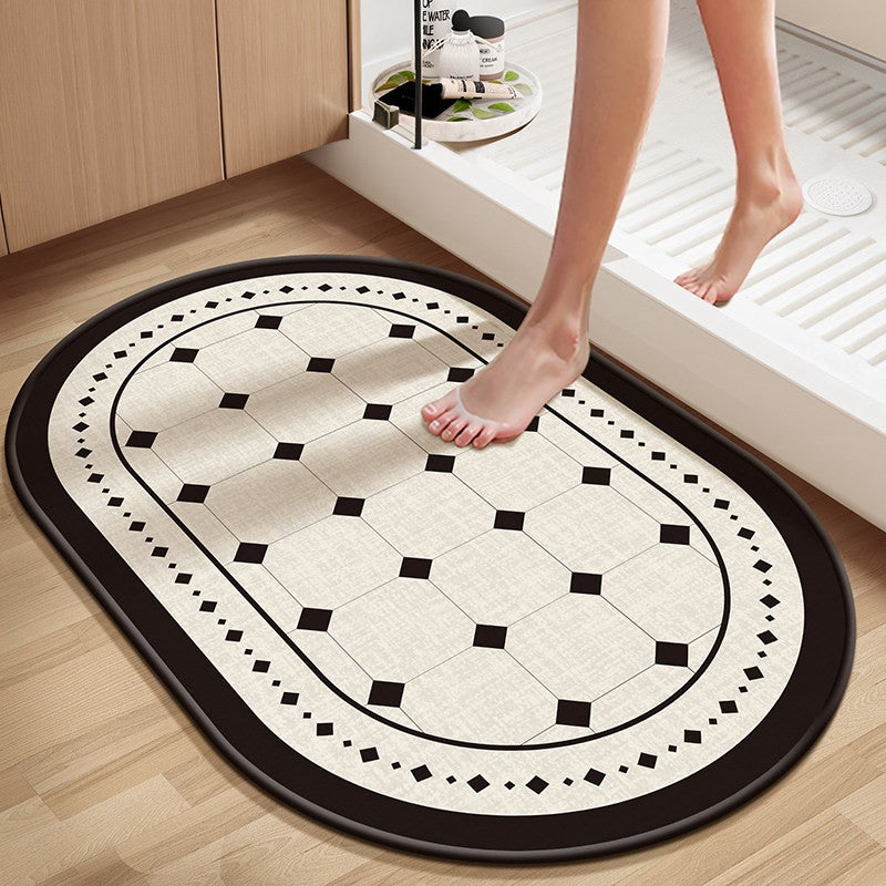 Plush Bath Mat Bowlift