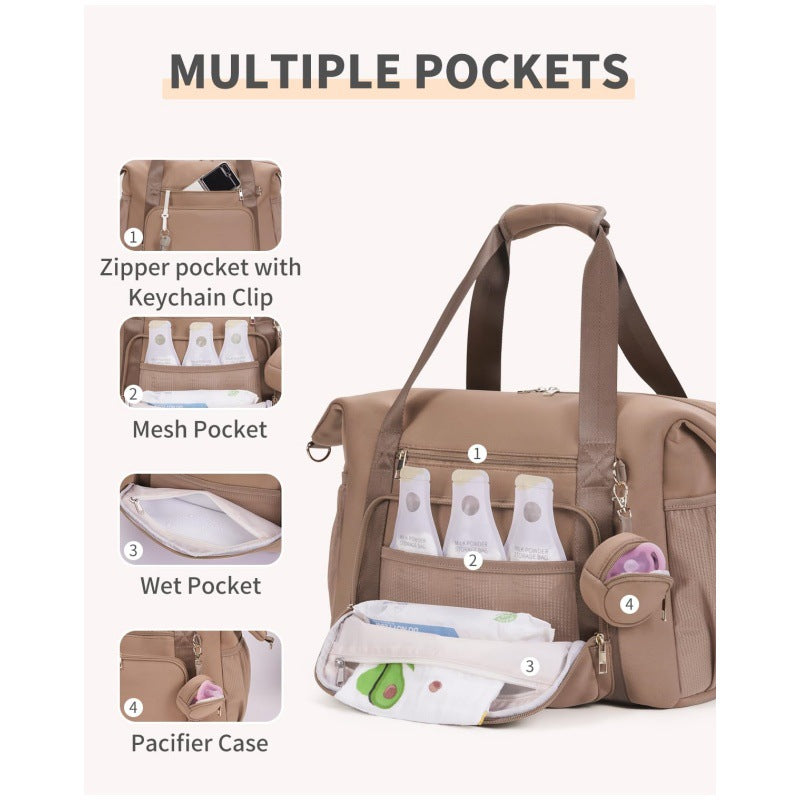 Multifunctional Travel Bag with Organizer Compartments Bowlift