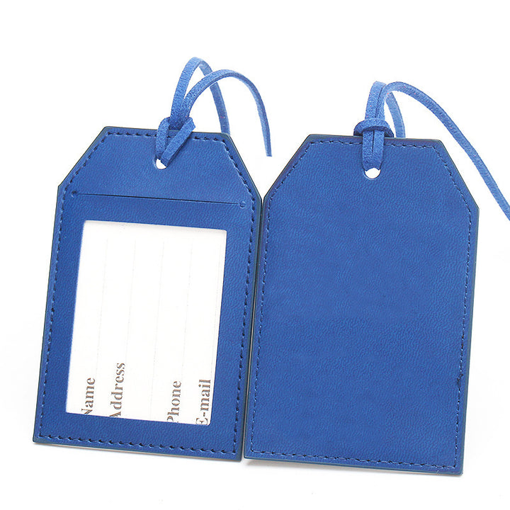 Premium Leather Travel Luggage Tag Bowlift