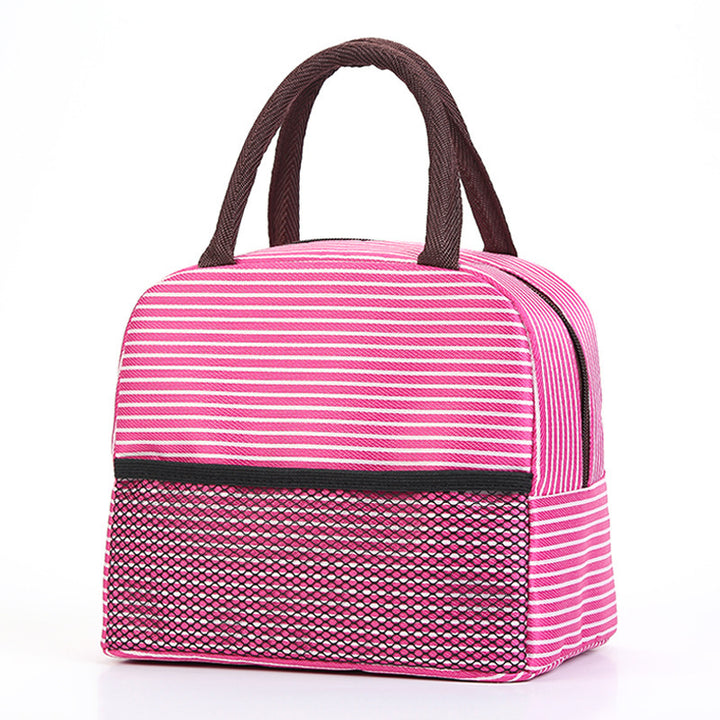 Insulated Striped Lunch Bag Bowlift