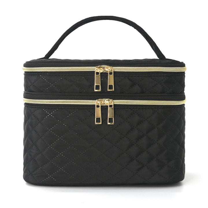 Cosmetic organizer bag with double compartment system Bowlift