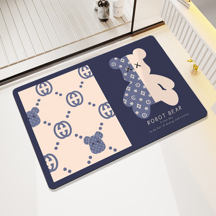 Artistic Cartoon Entrance Mat Bowlift