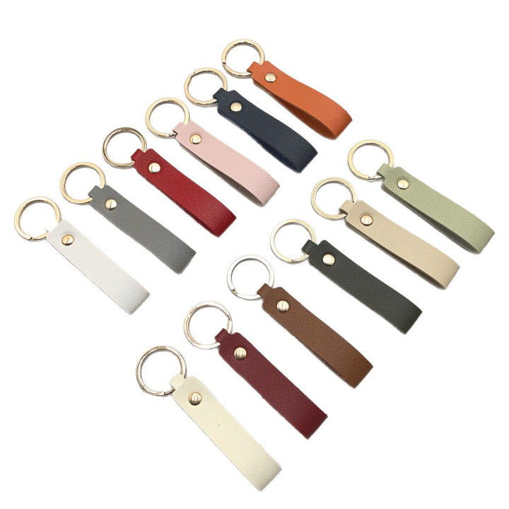 Unisex keychain made of high-quality artificial leather with stylish design Bowlift