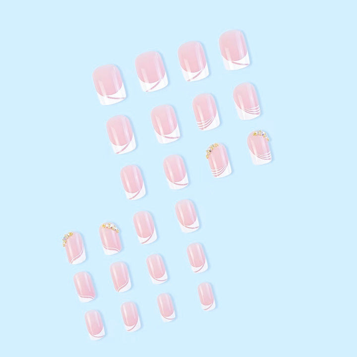 Nail art design with elegant accents Bowlift