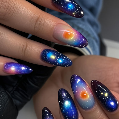 Artificial Nails in Fascinating Galaxy Design Bowlift