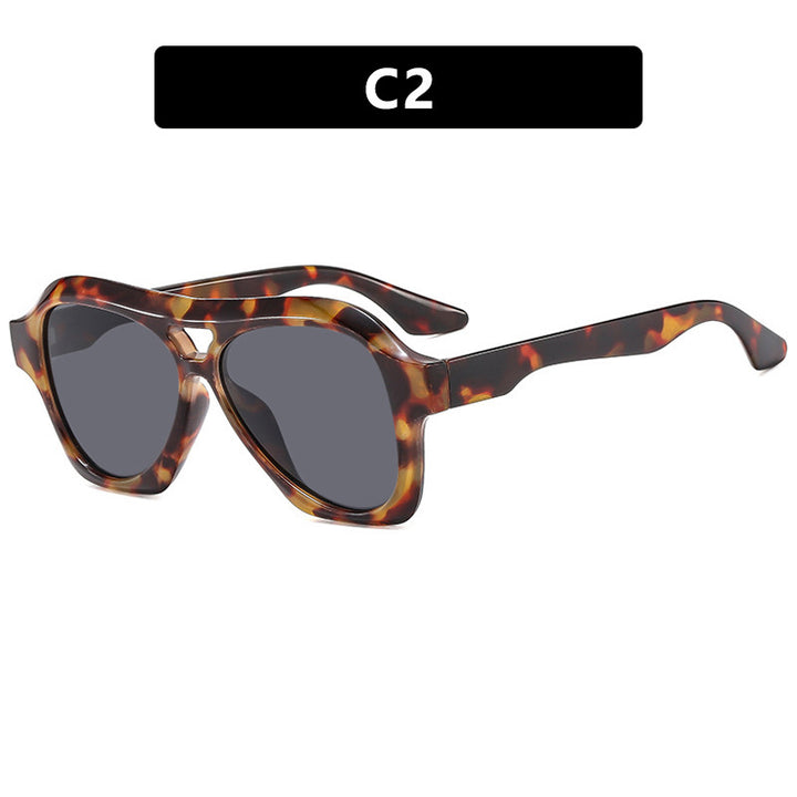 Women's fashionable sunglasses with unique design and protective UV filter Bowlift