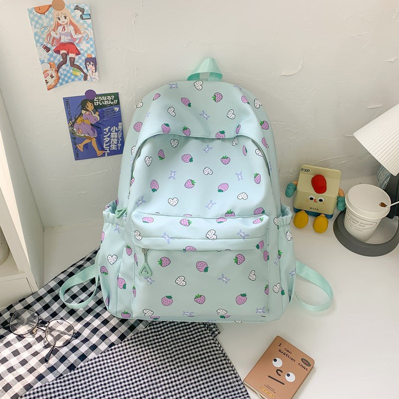 Playful Patterned School Backpack