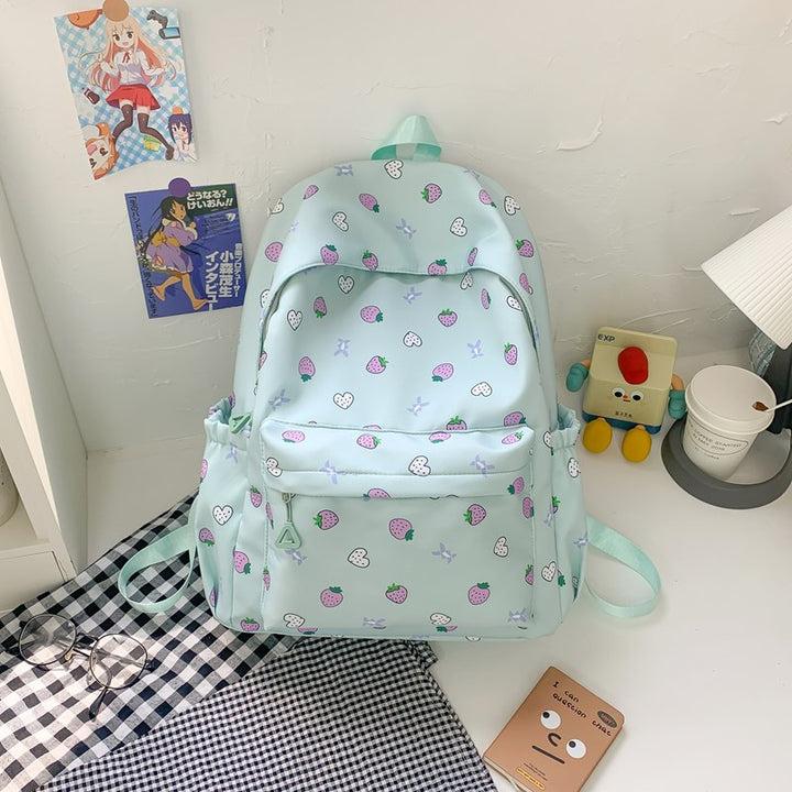 Playful Patterned School Backpack