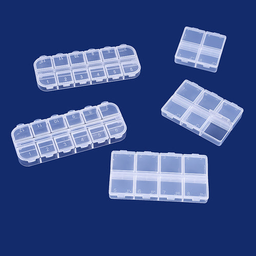 Multi-Compartment Craft Supply Storage Box Bowlift