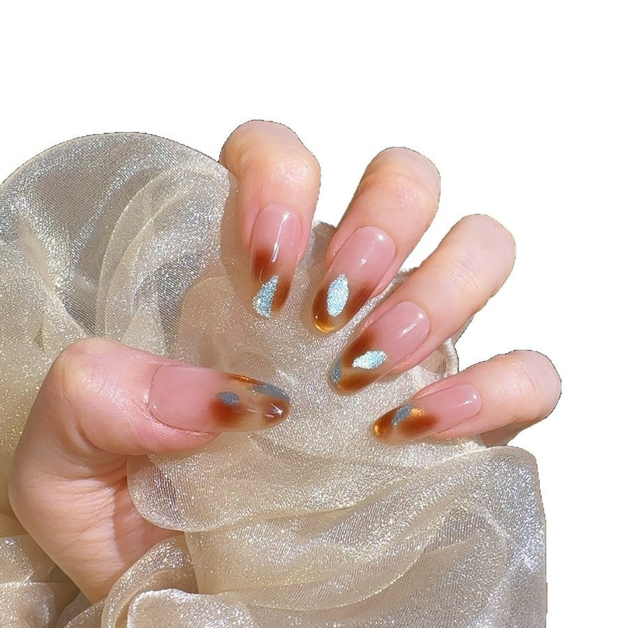 Artistic Gradient Press-On Nail Set Bowlift