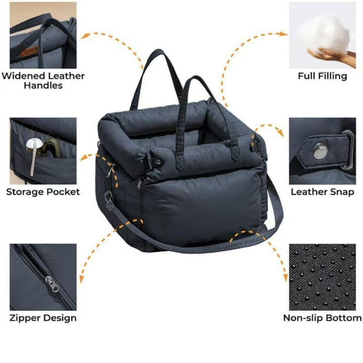 Car Seat Dog Transport Box Bowlift