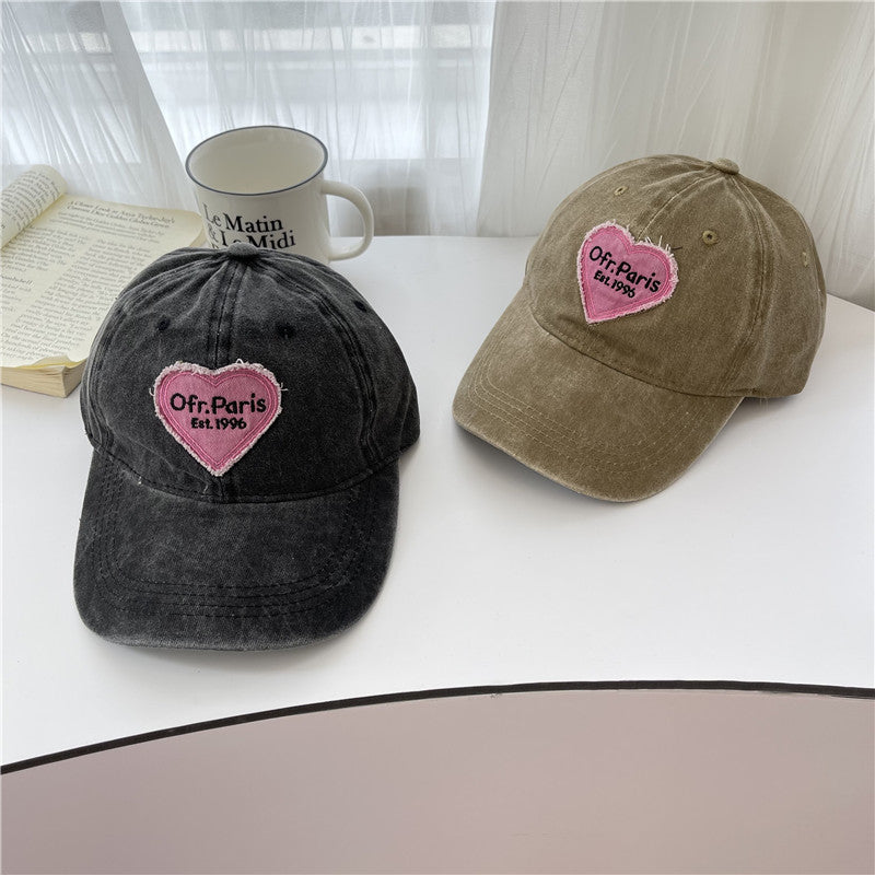Women's Vintage-Inspired Embroidered Baseball Cap Bowlift