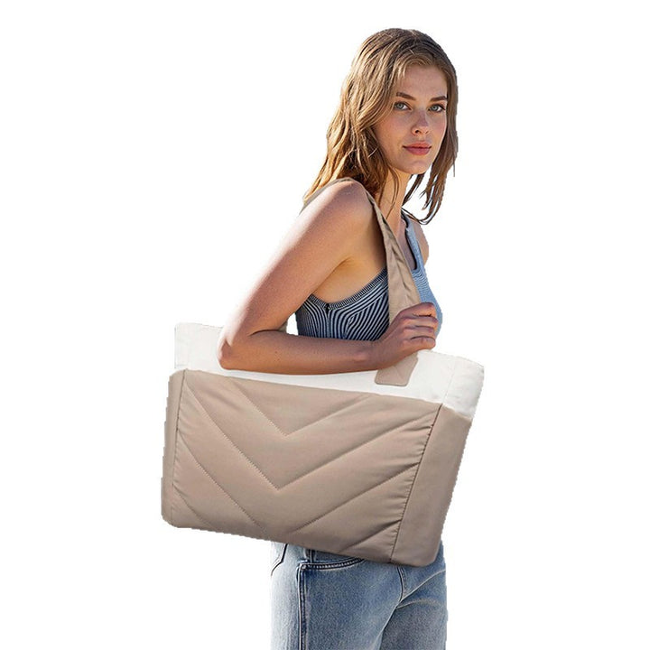 Elegant and Functional Tote Bag with Removable Interior Compartment Bowlift