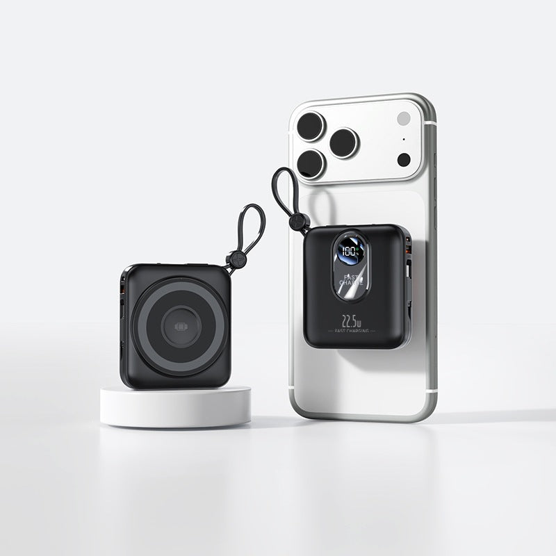 Powerbank with wireless charging function and digital smart display Bowlift